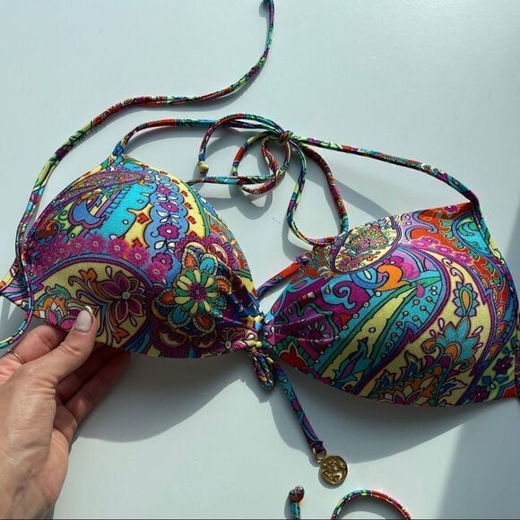 Luli Fama Pachanga Molded Cup Bikini Top XLarge - Picture 10 of 10